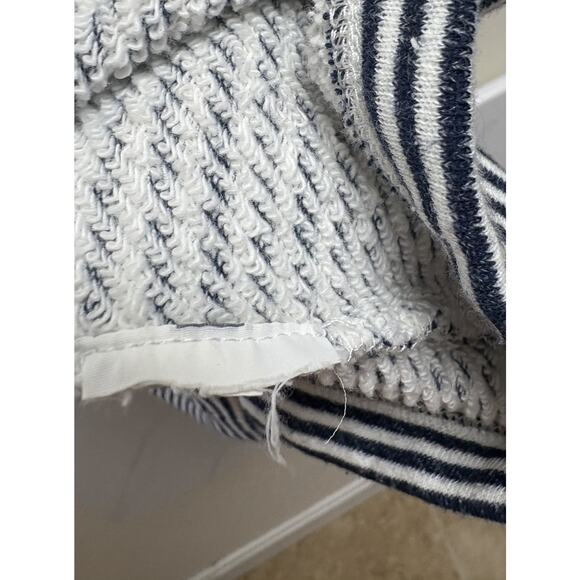 J.Crew Striped Knit T-Shirt Dress Women's Small Navy White Short Sleeve Casual - Picture 5 of 5